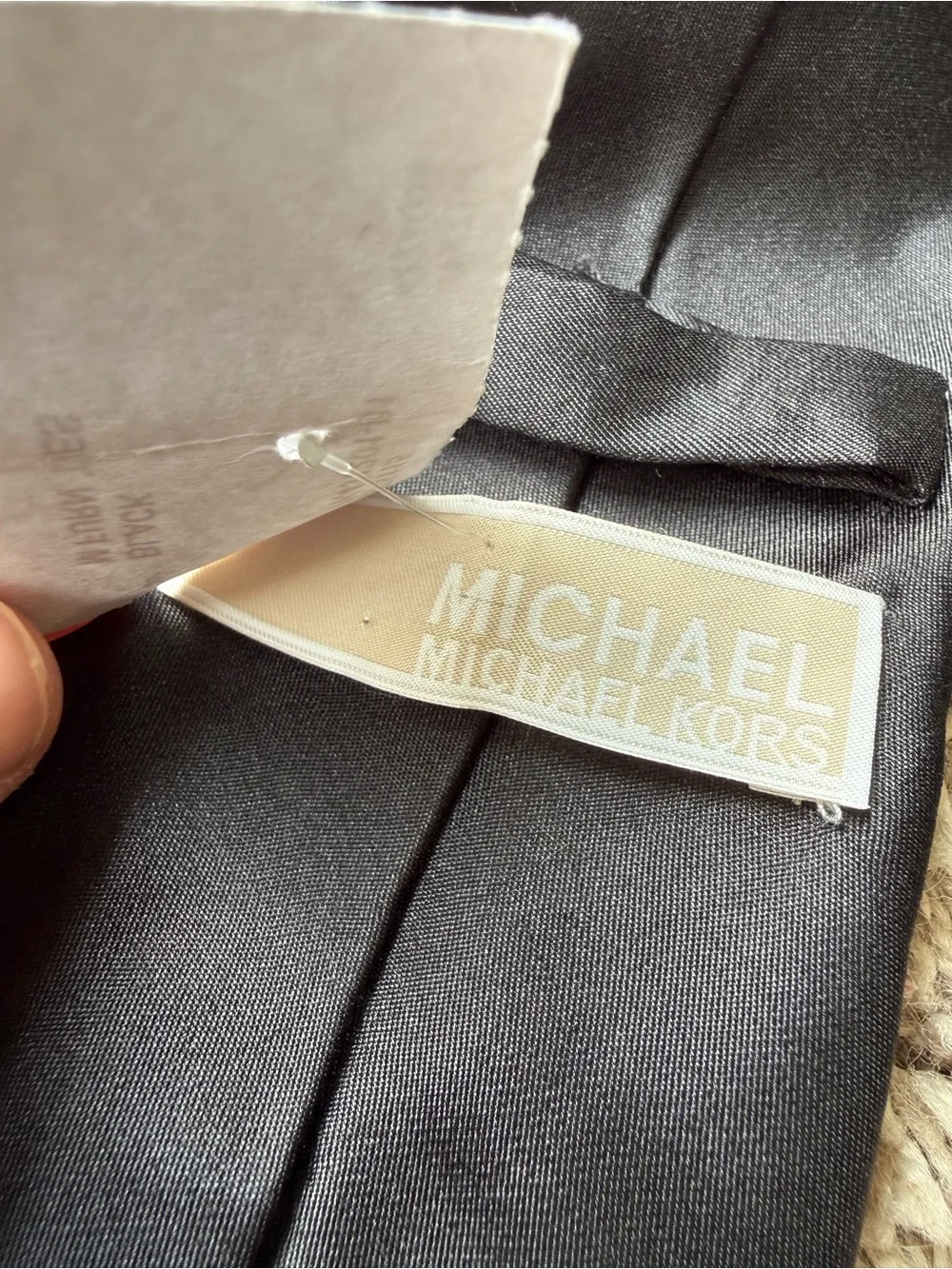 Michael Kors -Men’s Black Silk Tie (NWT)